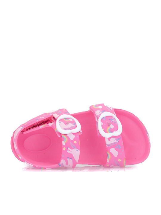 Unicorn Children's Anatomical Beach Shoes Fuchsia