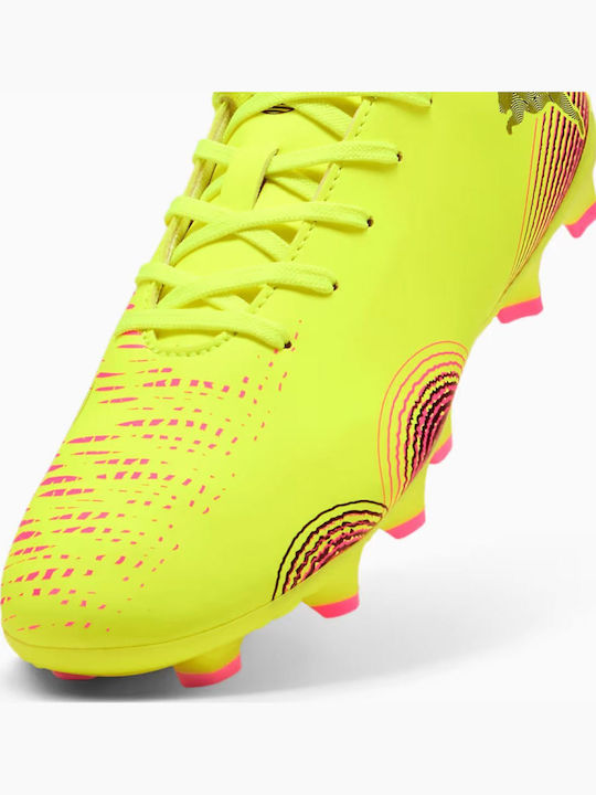 Future 8 Play Kids Molded Soccer Shoes Yellow