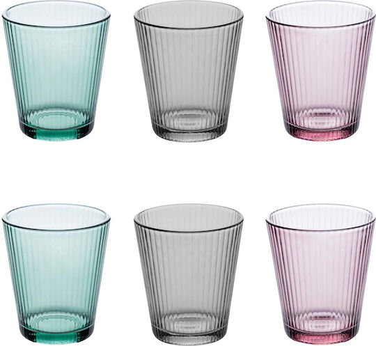 Σετ Ποτήρια Νερού από Γυαλί 240ml 6τμχ