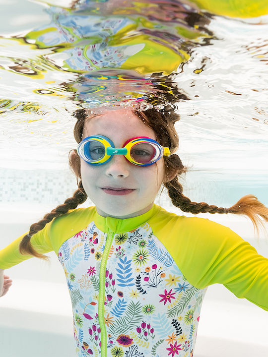 Splash About Splash Kids Swimwear Long Sleeve One-piece Green