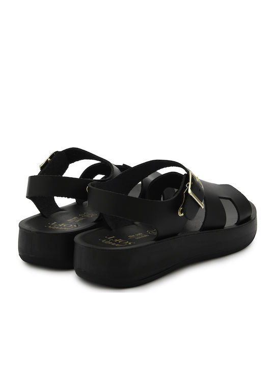 Sandale Copii Negre Mat