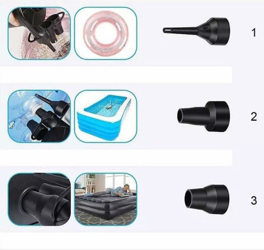 Ηλεκτρική Τρόμπα για Φουσκωτά 240V / 12V Μαύρο