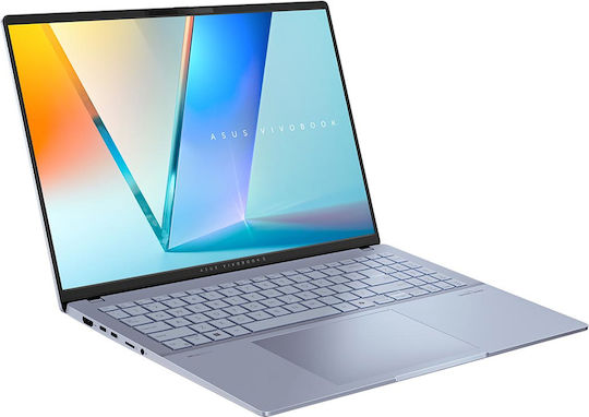 Asus Vivobook S16 S5606CA-OLED-RI142W 16" 120Hz (Ultra 7-255H/32GB/1TB SSD/W11 Home) /Mist Blue (Tastatură GR)