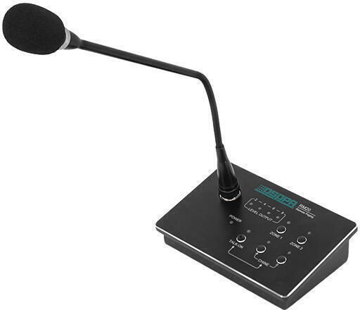 Microfon cu 2 Zone cu Paging de la Distanță Dsppa Rm20 pentru Mp200u, 300u, 600u, 1000u