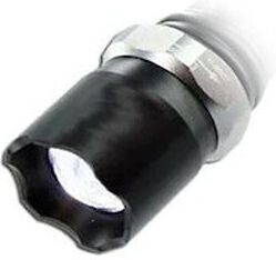 Wiederaufladbar Taschenlampe LED IP65 mit maximaler Helligkeit 300lm Schwarz