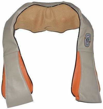 Massage Device Shiatsu for the Neck & the Back with Infrared Heat Brown