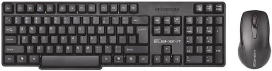 Element KB-145UMS v2.0 Σετ Πληκτρολόγιο & Ποντίκι International English