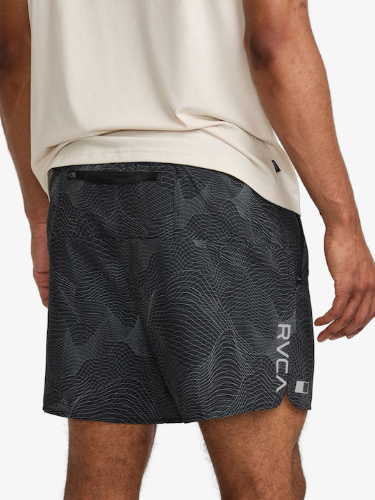 Șorturi de plajă Rvca Yogger Lite 15 pentru bărbați, Black Wave