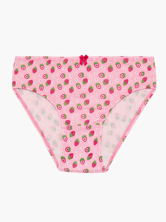 Minerva Kids' Set with Briefs White, Pink, Green 3pcs