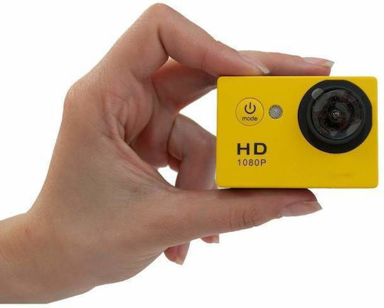 SPC1080 Action-Kamera Full HD (1080p) Unterwasser (mit Gehäuse) mit Bildschirm 2" Gelb