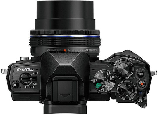 Olympus Crop Фотообектив Палачинки за Микро Четири Трети (МЧТ) Монтаж Черен
