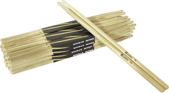Dimavery Ahorn Drumsticks Schlagzeug 7A mit Spitzenform Ablegen