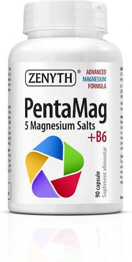 Zenyth PentaMag με Βιταμίνη B6 90 κάψουλες Energy
