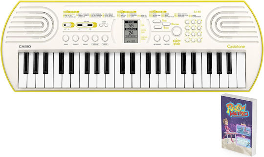 Casio Αρμόνιο Sa80 με 44 Πλήκτρα Λευκό