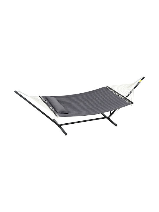 Outsunny Single Hammock with Stand Gray 368x93cm