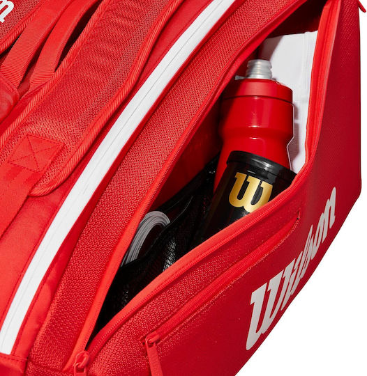 Wilson Super Tour 9 Racket Tennis Bag Red