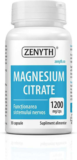 Zenyth Magnesium Citrate 1200mg 30 κάψουλες Original