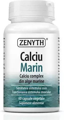 Zenyth Calciu Marin Potrivit pentru Copii 60 Capsule
