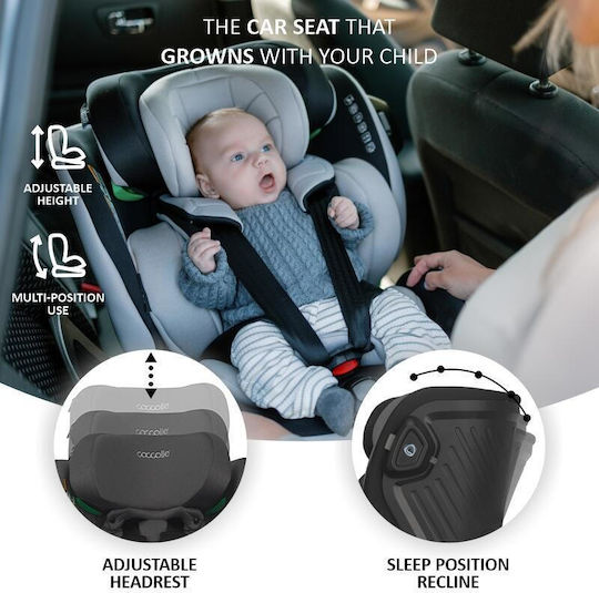 Coccolle Mago Baby Car Seat i-Size with Isofix Neutral Grey 0-36 kg