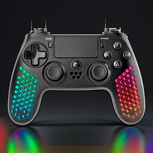White Shark Legatus Безжичен Gamepad За Android / PC / PS3 / PS4 / iOS Черен