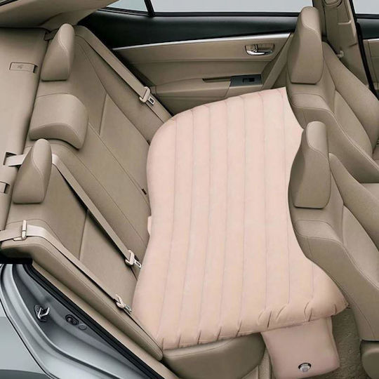 Saltea Gonflabilă pentru Mașină Siks Scaun Spate 2 Perne Incluse Pompa 140 X 87 Cm Bej