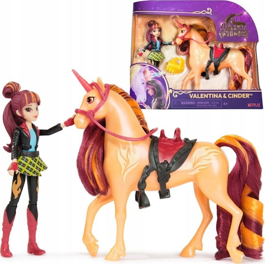 Spin Master Unicorn Academy Doll Set Valentina & Cinder for 4+ years old+ Years