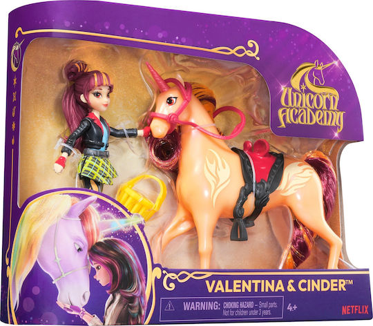 Spin Master Unicorn Academy Doll Set Valentina & Cinder for 4+ years old+ Years