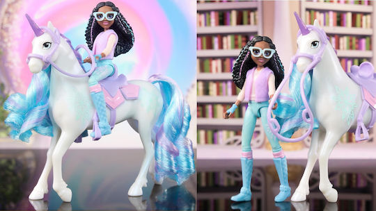 Spin Master Unicorn Academy Doll Set Layla & Glacier for 4+ years old+ Years