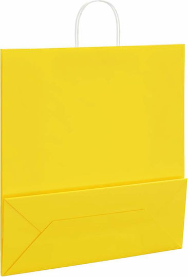 vidaXL Papier Tasche für Geschenke Gelb 45x48x17cm. 250Stück