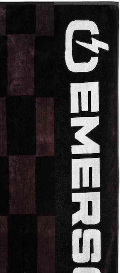 Emerson Beach Towel Cotton Black