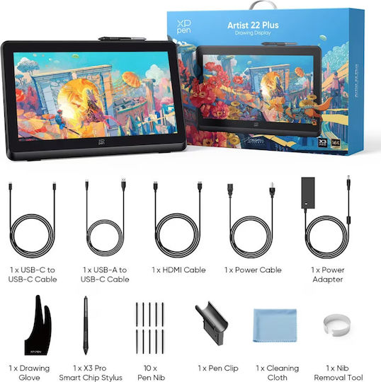 XP-Pen Artist 22 Gen 2 Plus Stilou digital cu ecran 22"