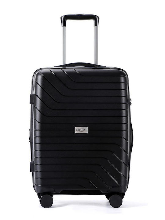 Lavor Medium Hard Black Suitcase With 4 Wheels Height 66cm