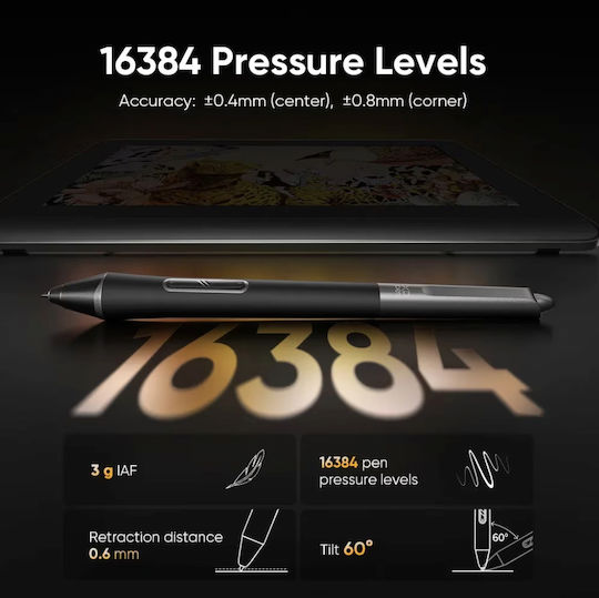 XP-Pen Artist 16 Pro Gen 2 Stilou digital cu ecran 16" și Bluetooth