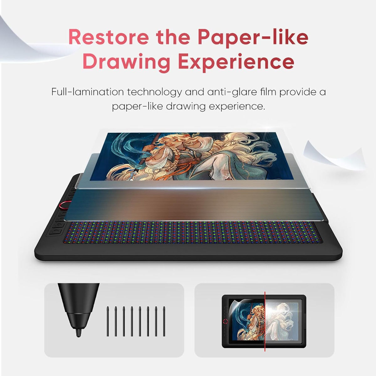 XP-Pen Artist Pro V2 Stilou digital cu ecran 15.6