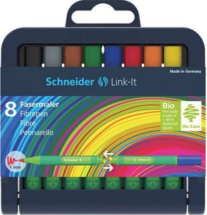 Schneider Μαρκαδόροι Stand 8 Colors Σετ 8τμχ