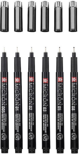 Next Design Markers Black 6pcs