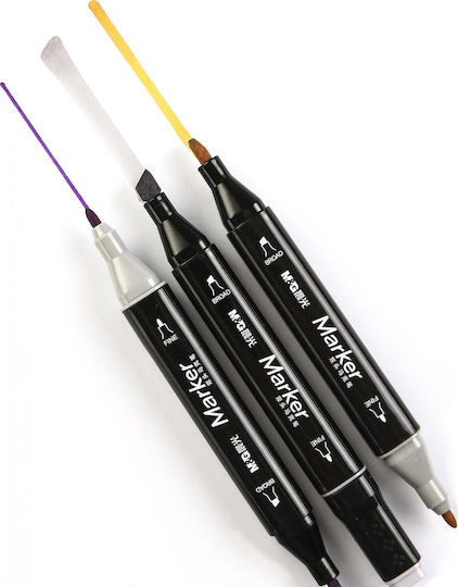 M&G Zeichenmarker 1mm Dünne Doppelseitig Set 60Stück