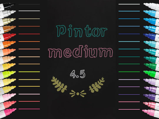 Pilot Pintor Medium Markere de Proiectare Multicolor 10buc