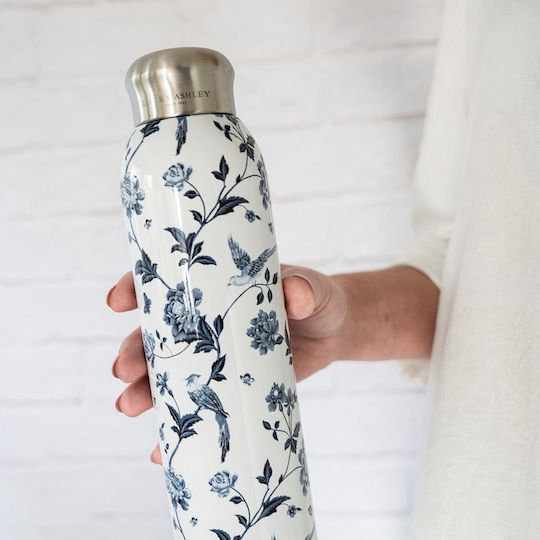 Laura Ashley Petit Fleur Flasche Thermosflasche Rostfreier Stahl 500ml Weiß
