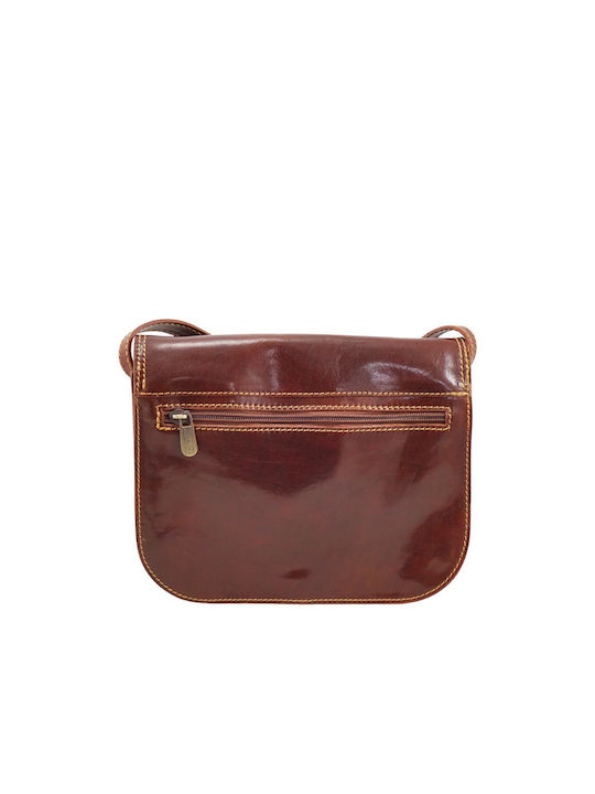 Leather Women's Bag Crossbody Tabac Brown