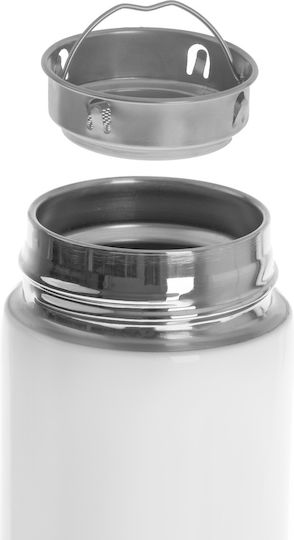 Adler Μπουκάλι Θερμός Ανοξείδωτο 473ml White