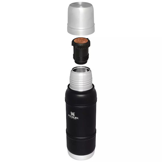 Stanley Artisan Bottle Thermos Stainless Steel BPA Free 1lt Black