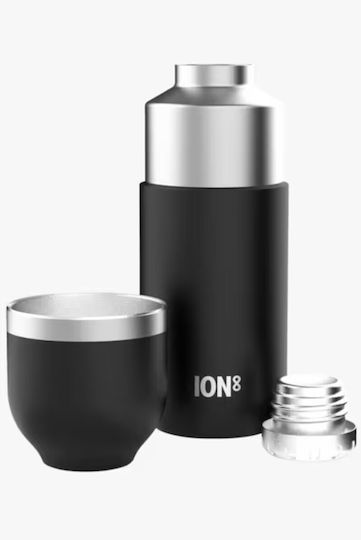 Ion8 Flask & Glass Thermos Bottles 700ml Black