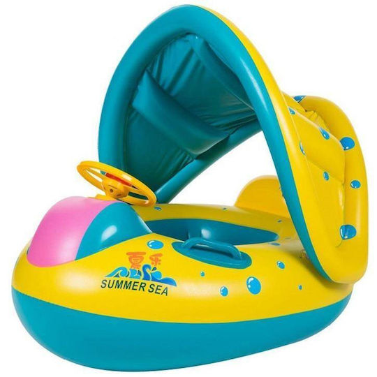 Παιδικό Σωσίβιο Swimtrainer με Μήκος 73εκ. για 3 Ετών και Άνω Κίτρινο Βαρκάκι