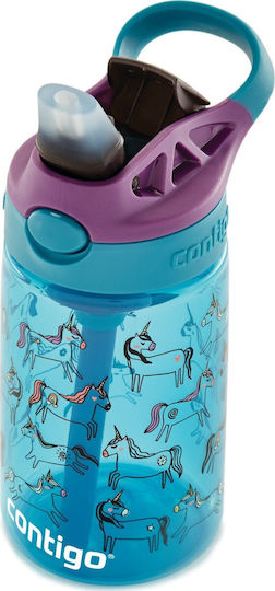 Contigo Easy Clean Kids Water Bottle 420ml Unicorns