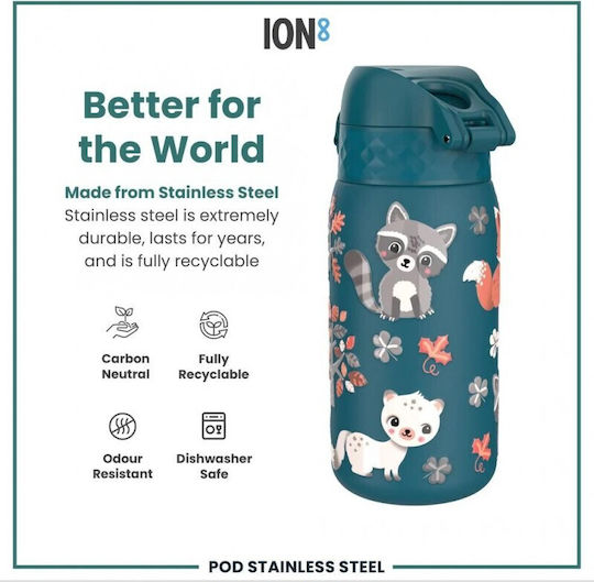Ion8 Kinderflasche Rostfreier Stahl 400ml