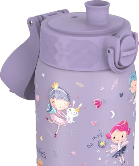Ion8 Sticlă Pentru Copii Din Oțel Inoxidabil Cu Pai Transparentă 400ml