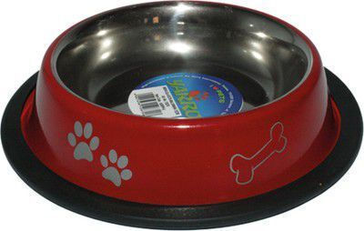 Metallic Food Bowl for Dog & Cat 18cm