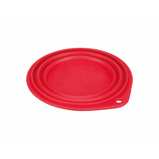 Trixie Travel Bowl Купа Силиконова Храна & Вода за Куче & Котка 2lt 22см (различни цветове)