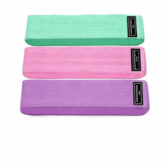 Level-S Benzi de rezistență în formă de buclă seturi 3buc Colorate 70cm 0.7m